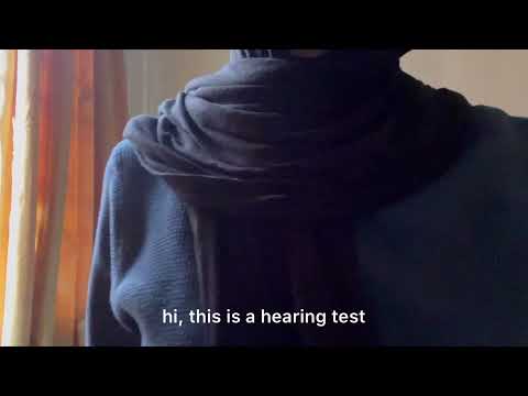 ASMR | Hearing Test in Bahasa Melayu (Glove sounds, scissor, stapler, eyes closed)