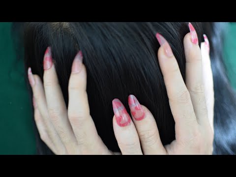 ASMR Scalp Scratching, Head Scratching, Head Massage Fast And Aggressive For Relieve Stress