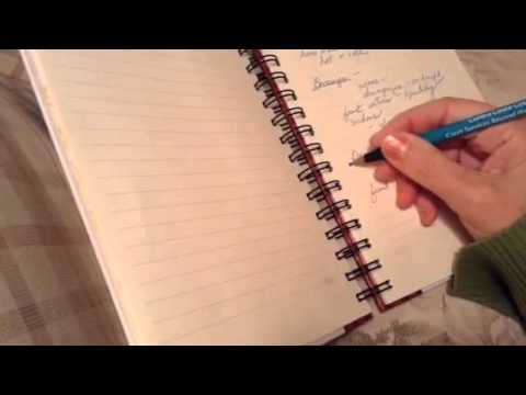 ASMR role play - party planner, soft spoken. Includes writing with ball point pen.
