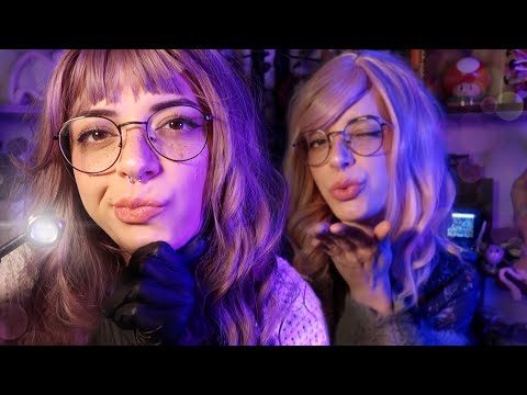 ASMR | Unintelligible Check Up (Kiss Language Secretary & Gluglu Language Doctor)