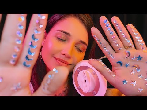 ASMR 3DIO ♡ SONO PROFUNDO: Relaxamento Mental, Corporal e Espiritual + Sons de Strass para Dormir