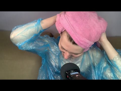 ASMR Hair Drying and Combing Wet Hair