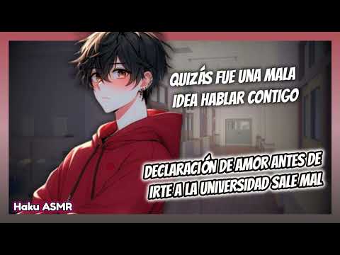 ASMR Roleplay - Declaración de amor antes de irte a la universidad sale mal - Haku ASMR