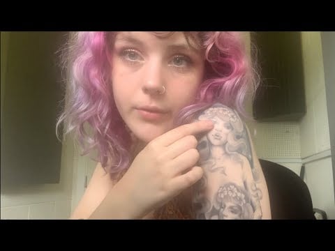 💤CHAOTIC ASMR: FAST INAUDIBLE WHISPERING! Spit painting, tattoo tracing, kisses + hand movements!💤