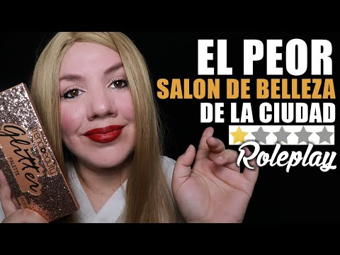 Maquillaje en el PEOR Salon de Belleza de la CIUDAD | ASMR Español | Murmullo Latino