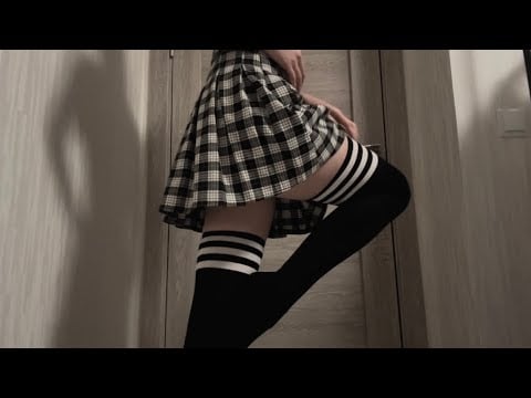 anime style stockings scratching 🤍✨ / fabric scratching / lofi asmr