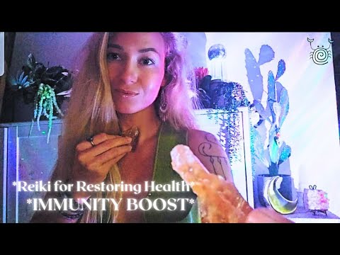 Powerful Reiki for Immune Strength & Boost 🌿 Crystal Healing ASMR Session ✨