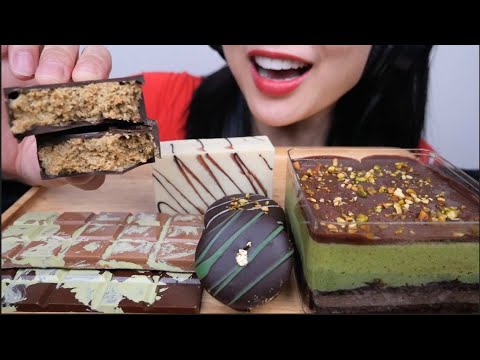 TRYING LOCAL DUBAI CHOCOLATE THAILAND EDITION (ASMR EATING SOUNDS) NO TALKING | SAS-ASMR