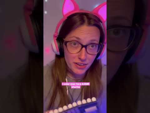 I color your face asmr short (full video coming soon)