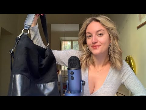 WHAT’S IN MY BAG 👜 uni edition (cosa c’è nella mia borsa asmr ita)