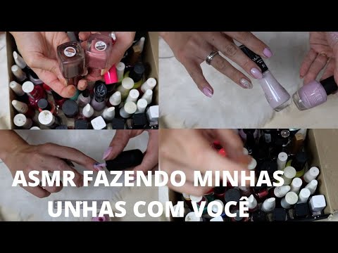 ASMR FAZENDO MINHAS UNHAS COM VOCÊ -  Bruna ASMR