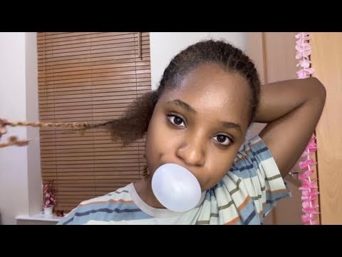 ASMR Gum Chewing ✨ Loose My Hair With Me