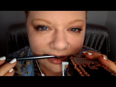 ASMR Pen Noms/ Mouth sounds (No talking)