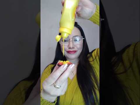 TRY THIS OREO WITH MUSTARD #mukbang #everyone #eating #shortsfeed