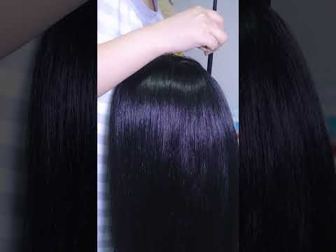 scalp check and hair brushing asmr to sleep and attention
