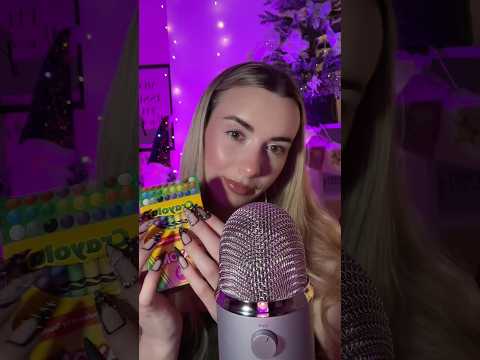 ASMR tingly triggers 📏📝🖍️🍪  #asmrtingles #asmrinaudible