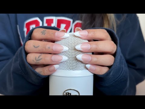 ASMR Nail on Nail Tapping w/ Mouth Sounds | (Taylor's CV)