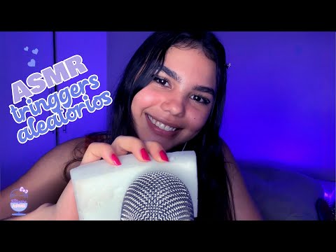 ASMR: Tringgers aleatórios + sons de chuva 💜💧