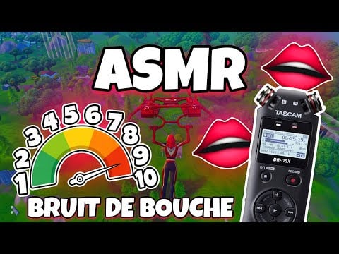 ASMR Français • 10 LEVEL DE BRUITS DE BOUCHES PUISSANTS AVEC LE TASCAM ! 😴👄