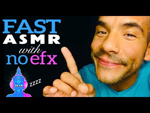 FAST 💨 ASMR MOUTH & HAND SOUNDS [NO EFX]  Inaudible & Intelligible Whispers / FAST Hand Movements