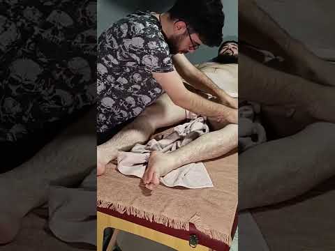 ASMR LEG AMAZING MASTER MASSAGE  #massage #easyturkish #relax #chiropractor #relaxationmassage