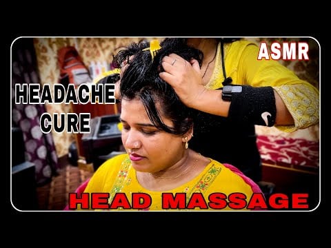 ASMR BEST FOREHEAD MASSAGE & HEAD MASSAGE FOR DEEP SLEEP || PURE HEADACHE CURE || #asmr #insomnia