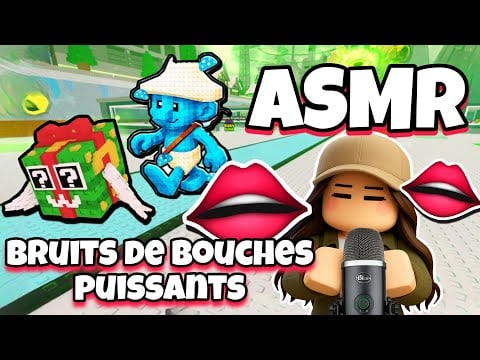 ASMR Français • BRUITS DE BOUCHES PUISSANTS SUR STEAL A BRAINROT 😴👄 (admin abuse)