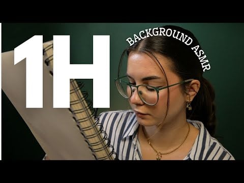 1H ASMR DO NAUKI, PRACY, RELAKSU 📚🔬 delikatne dźwięki, ambient, no talking (feat. FlexiSpot)