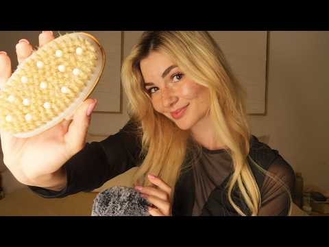 ASMR Skin Brushing and Scratching