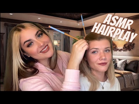 ASMR REAL PERSON SCALP CHECK & HAIRPLAY💆‍♀️ULTRA TINGLY KOPFMASSAGE head exam scalp massage deutsch