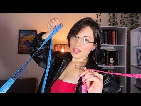 ASMR | Medindo cada parte do seu corpo e rosto, analisando você de pertinho ⭐️
