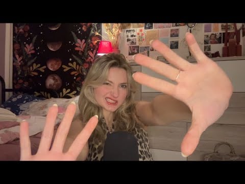 ASMR | dry and wet hand sounds 💦 (skin sounds) with delicate mouthsounds 