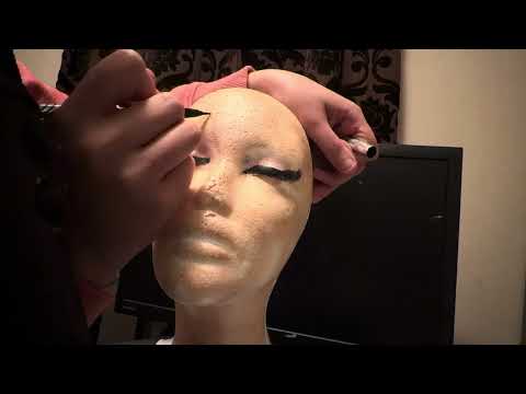 Relaxing ASMR makeup application on missy 