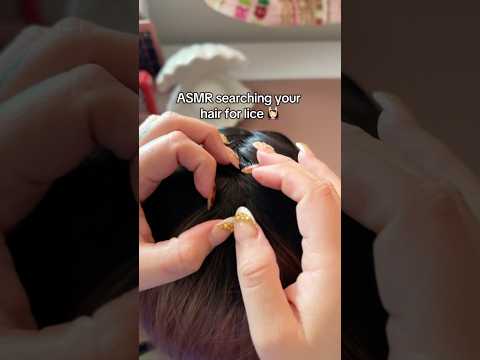 ASMR checking your hair for lice- #asmr #asmrlicecheck #asmrperls #asmrscalpcheck