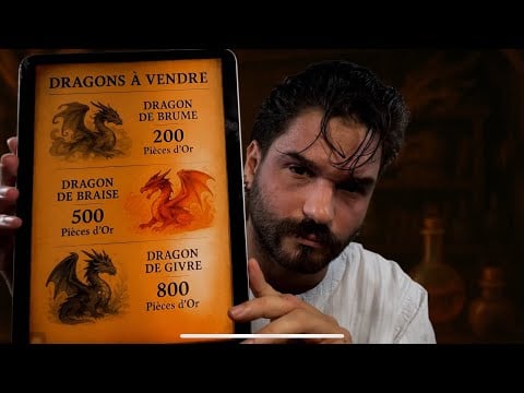 ASMR FRANCAIS | ROLEPLAY VENDEUR DE DRAGONS 🐉