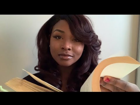 {ASMR} Reading | Page Turning, Tapping, Etc