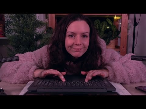 Relaxing Typing Sounds - Keyboard Tapping