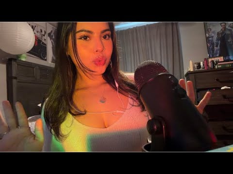 ASMR Up Close Mic Kisses For You 💋