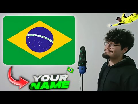 ASMR IN PORTUGUESE 🇧🇷 (Popular Brazilian Names & Their Meanings🇧🇷)