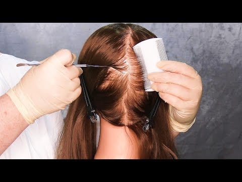 ASMR School Nurse Lice Check, Treatment and Removal (Whispering, Scalp Massage) Medical Roleplay