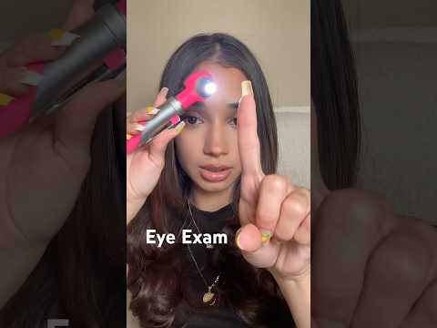 I see the crust bestie 😳 #asmr #eyeexam #fyp