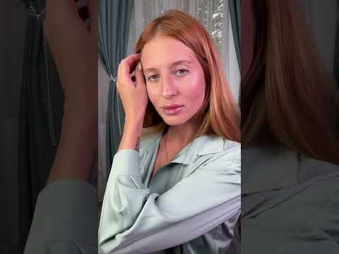 Tan Sheer Pantyhose and Satin Shirt Try On #nylon #asmr #pantyhose