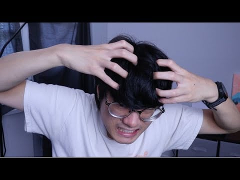 FAST & AGGRESSIVE Self Head Massage and Scratching! | Binaural ASMR