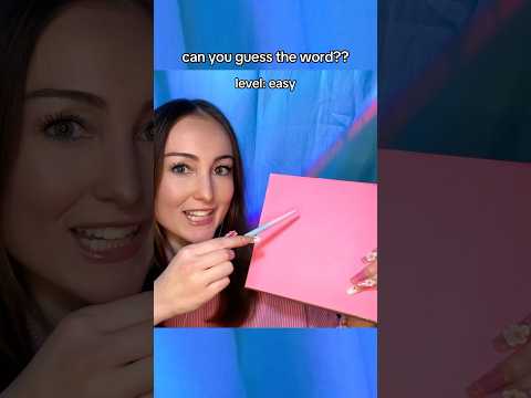 guess the word asmr level: easy 💖 full video on my channel!