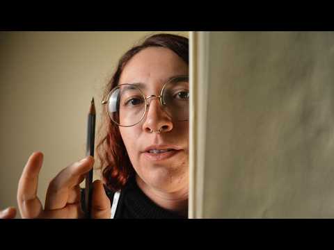 ASMR Art Student Measures & Sketches You | you're my model