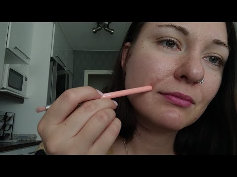 ASMR- Beauty related whisper ramble and personal attention to my face