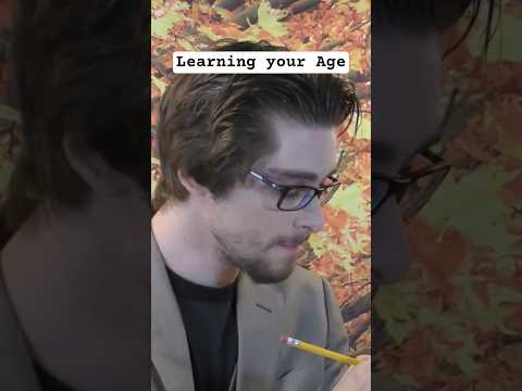 Writing Down Your Age ✏️ ASMR