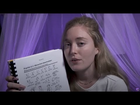 ASMR Deutsche Wörter für Kleidung lernen 👚