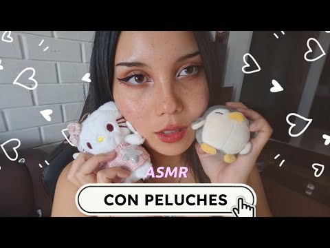 asmr: mis peluchitos + scratching y tapping suave 🧸✨