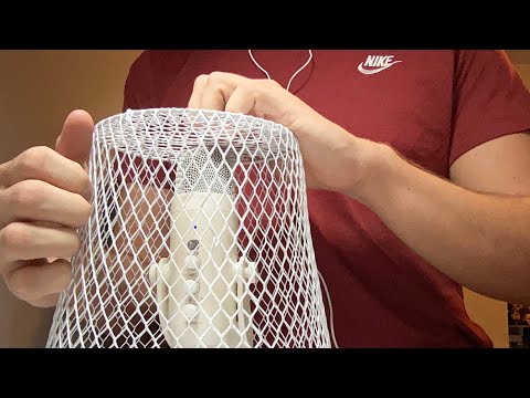 ASMR| Loud Textured Scratching on Bare Mic and Room Bin